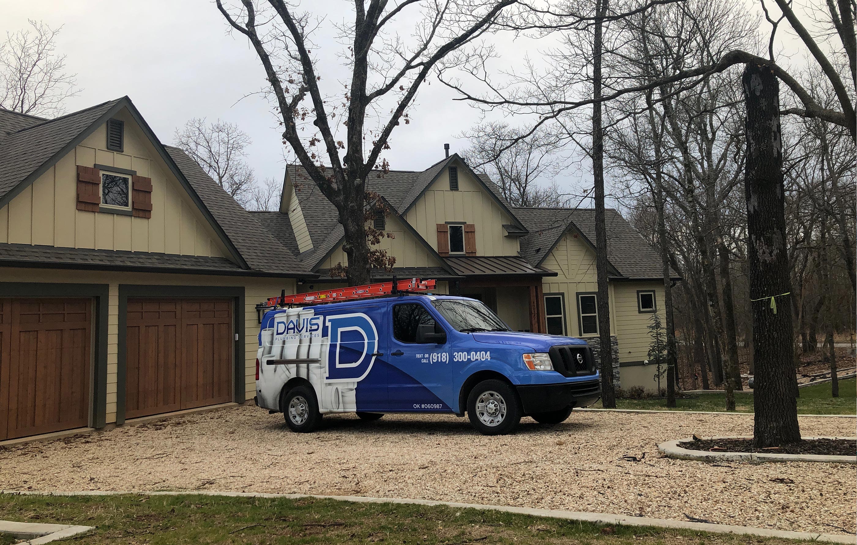 Davis Plumbing Service Van